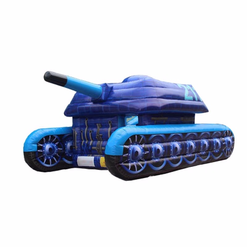 河北蓝色充气坦克
